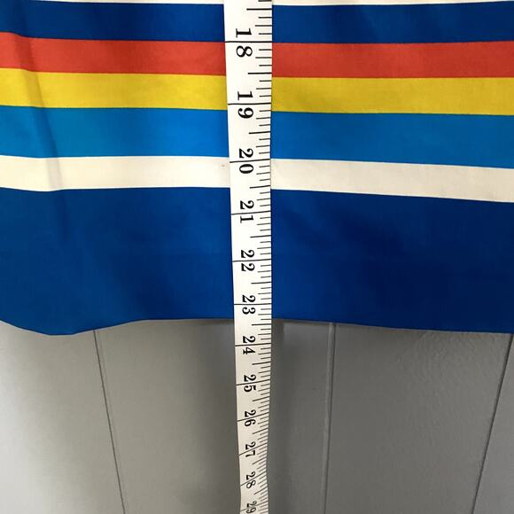 Boden Blue Colorful Straight & Pencil Striped Classic Office Preppy Skirt 8 - Picture 3 of 7